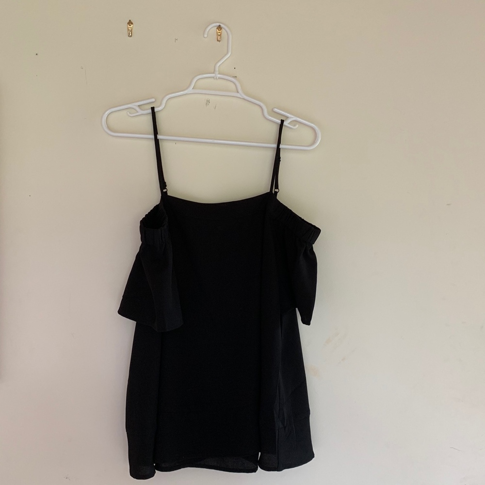 Black off the Shoulder Blouse